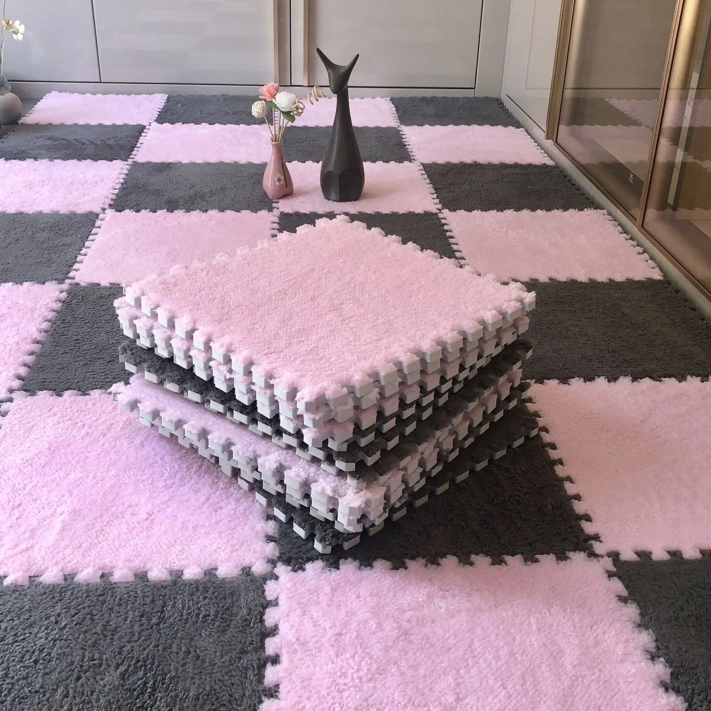 Soft Floor Milk Puzzle Foam Floor Mat- for Home,Play Area