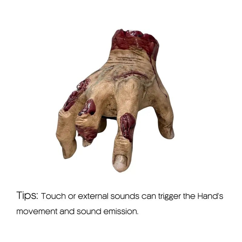 🕸Creepy Crawling Halloween Hand – Haunted Adams Family Prop with Sound & Motion