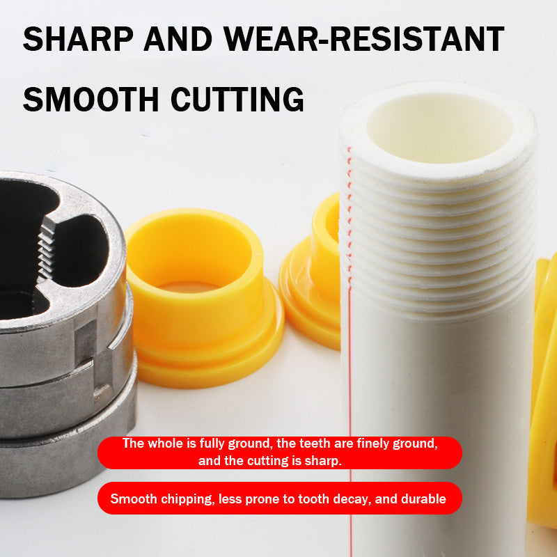Electric Drill Modified Water Pipe Threader Household Plastic Die Electric Threading Machine Tool