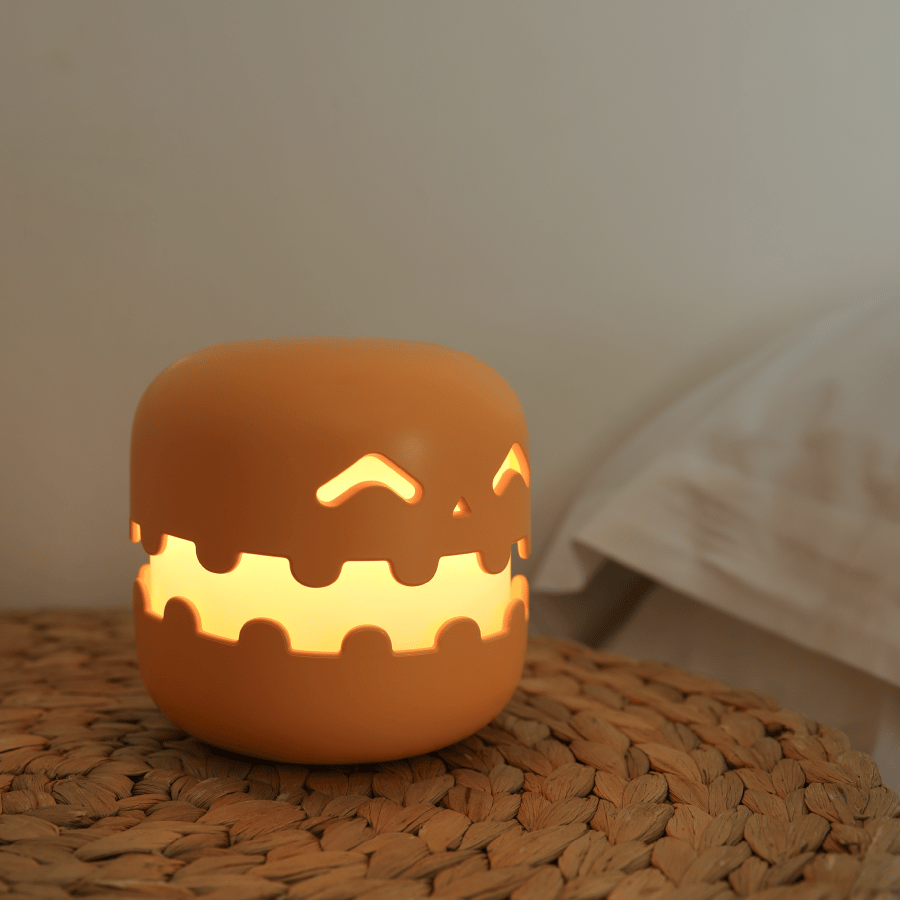 💡💡Pumpkin Night Light Eye Protection Table Lamp Sleep Timely Close Bedroom Bedside Night Light Send Girlfriend