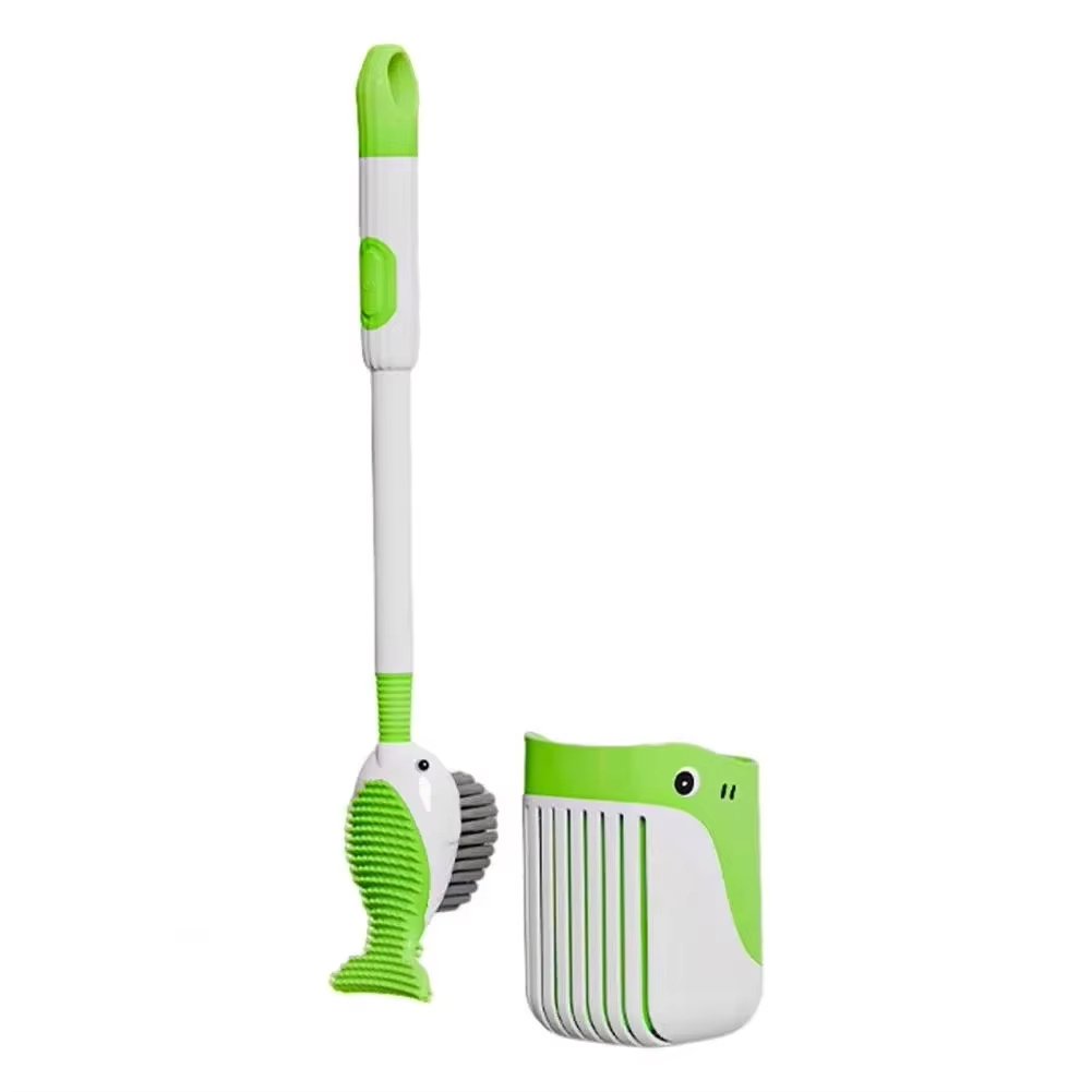 New Suction Cup Whale Fluidized Toilet Brush