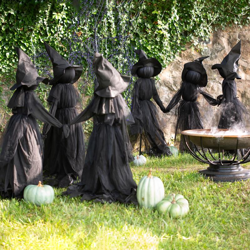 🎃2025 Halloween Sale 🧙♀️Lighted Halloween Witch Stakes