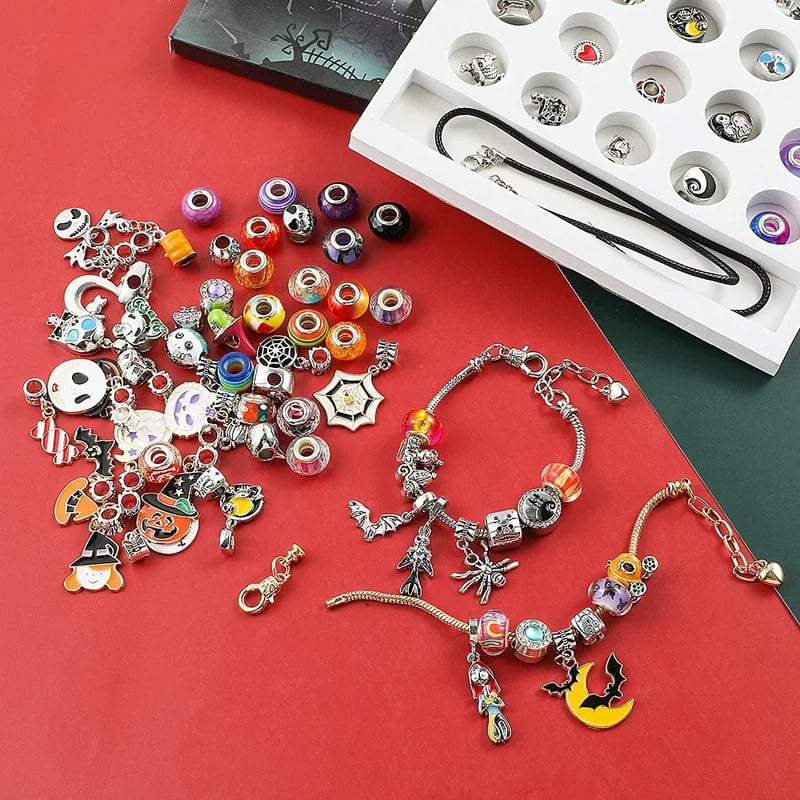 Halloween DIY Large Hole Bead Bracelet & Necklace Kit 🎃✨