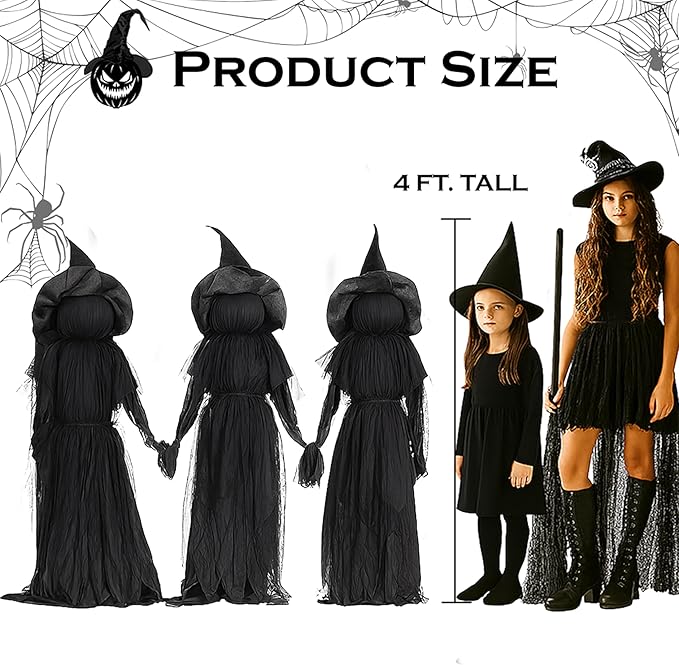 🎃2025 Halloween Sale 🧙♀️Lighted Halloween Witch Stakes