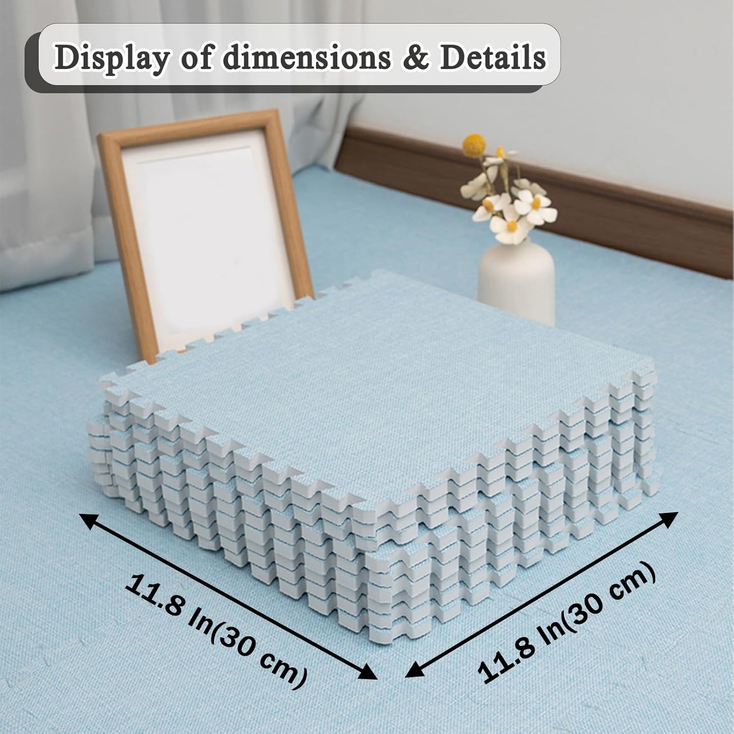 Soft Floor Milk Puzzle Foam Floor Mat- for Home,Play Area