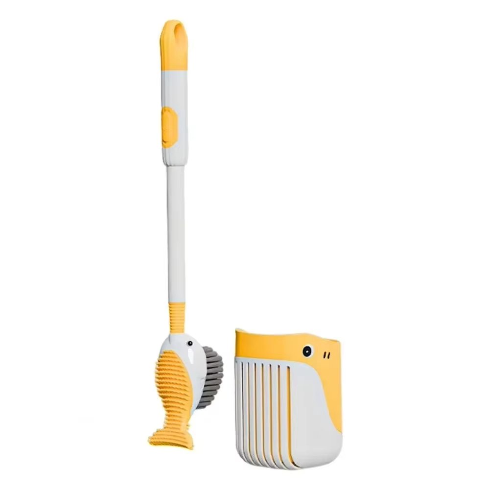 New Suction Cup Whale Fluidized Toilet Brush