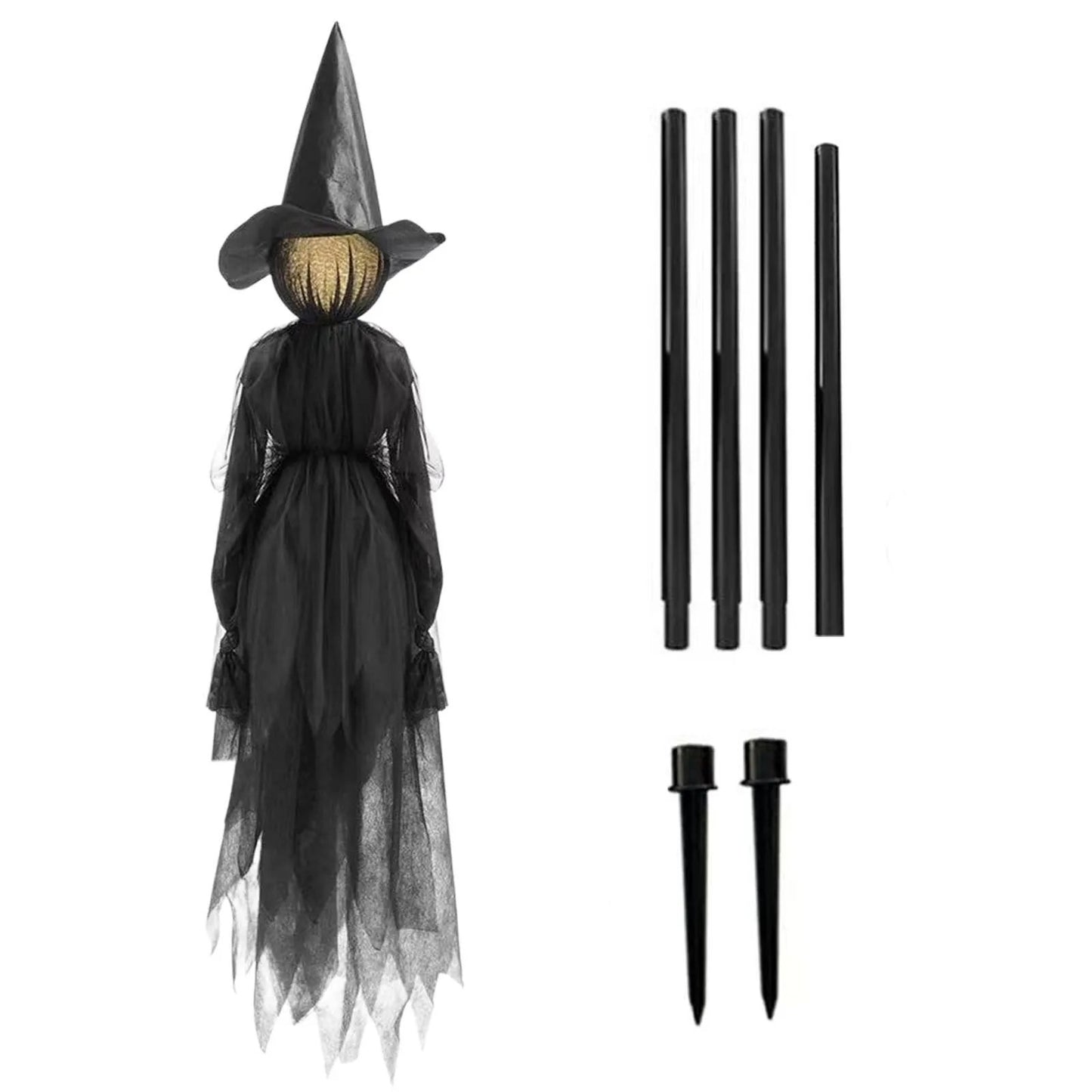🎃2025 Halloween Sale 🧙♀️Lighted Halloween Witch Stakes