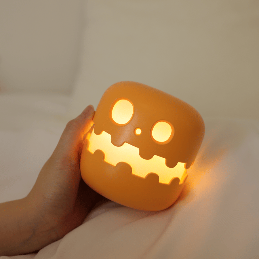 💡💡Pumpkin Night Light Eye Protection Table Lamp Sleep Timely Close Bedroom Bedside Night Light Send Girlfriend