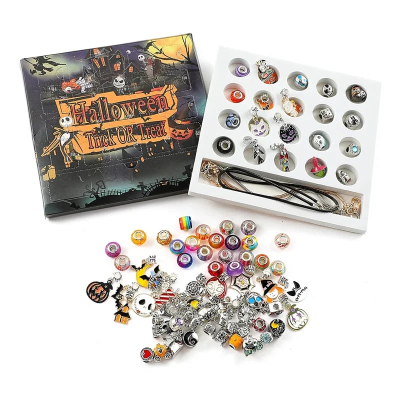 Halloween DIY Large Hole Bead Bracelet & Necklace Kit 🎃✨