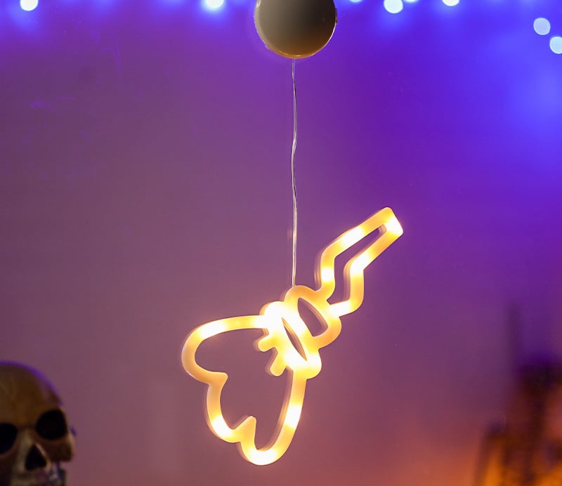 Halloween Suction Cup Lights Ghost Festival Scene Decoration Lights