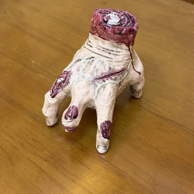 🕸Creepy Crawling Halloween Hand – Haunted Adams Family Prop with Sound & Motion