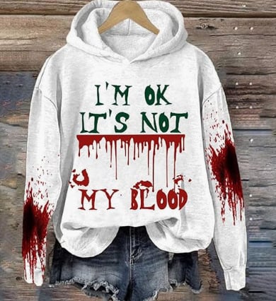 Halloween Women's Casual Long Sleeve Printed Sweatshirt Tops