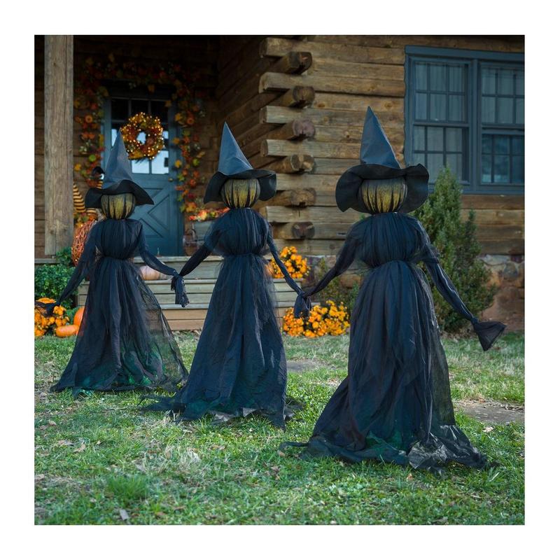 🎃2025 Halloween Sale 🧙♀️Lighted Halloween Witch Stakes