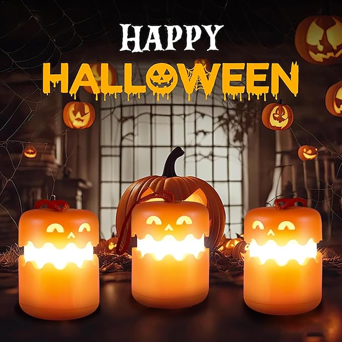 Portable Halloween Pumpkin Lights