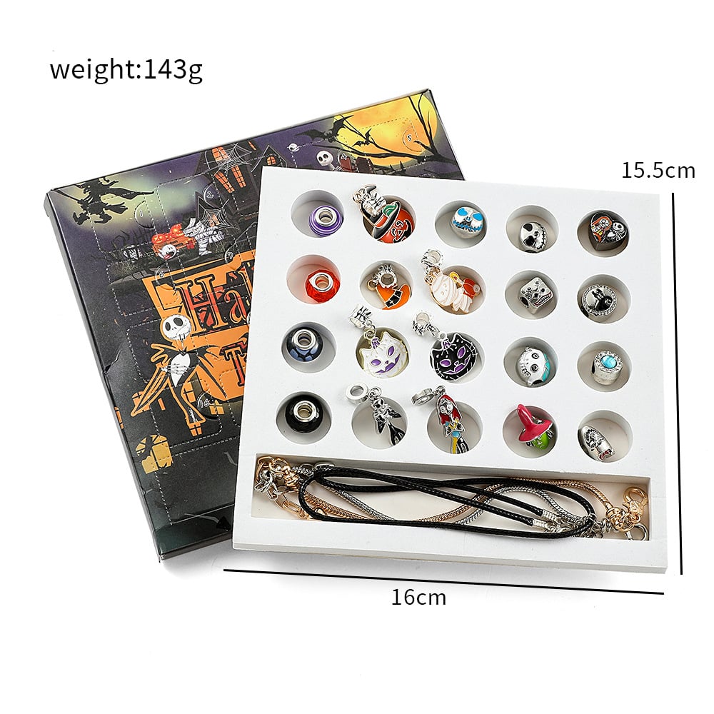 Halloween DIY Large Hole Bead Bracelet & Necklace Kit 🎃✨