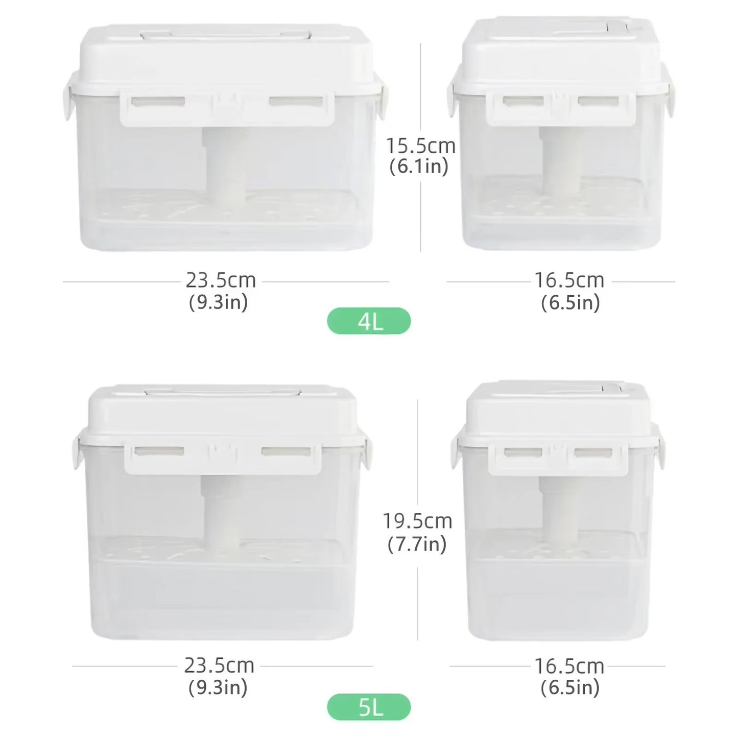 4/5L Pickle Jar Leakproof Pickle Fermentation Container