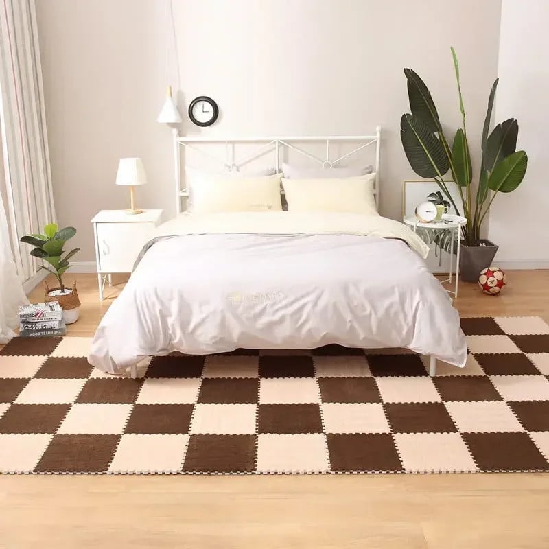 Soft Floor Milk Puzzle Foam Floor Mat- for Home,Play Area