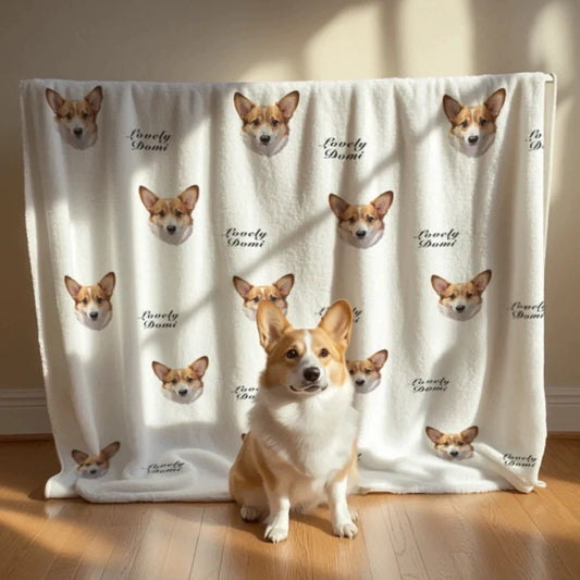🐾 Custom Pet Blankets – Wrap Yourself in Love