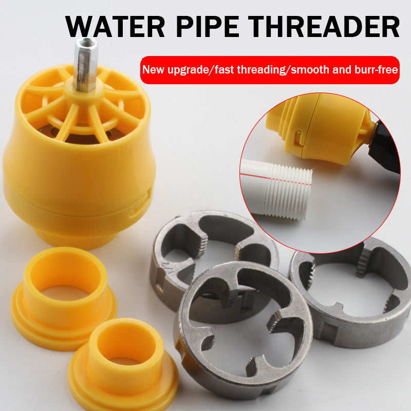 Electric Drill Modified Water Pipe Threader Household Plastic Die Electric Threading Machine Tool