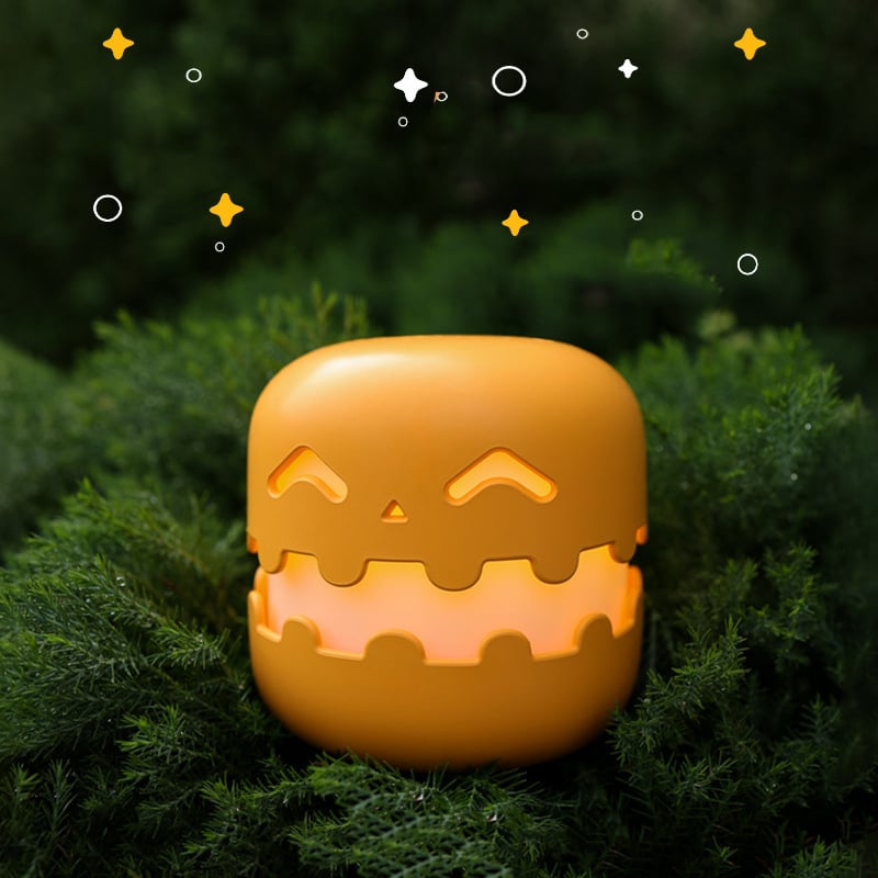 💡💡Pumpkin Night Light Eye Protection Table Lamp Sleep Timely Close Bedroom Bedside Night Light Send Girlfriend