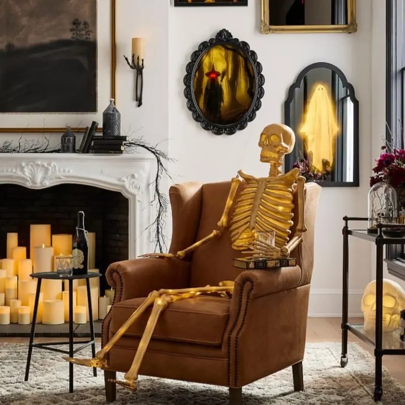 Halloween Ghost Mirror Hologram