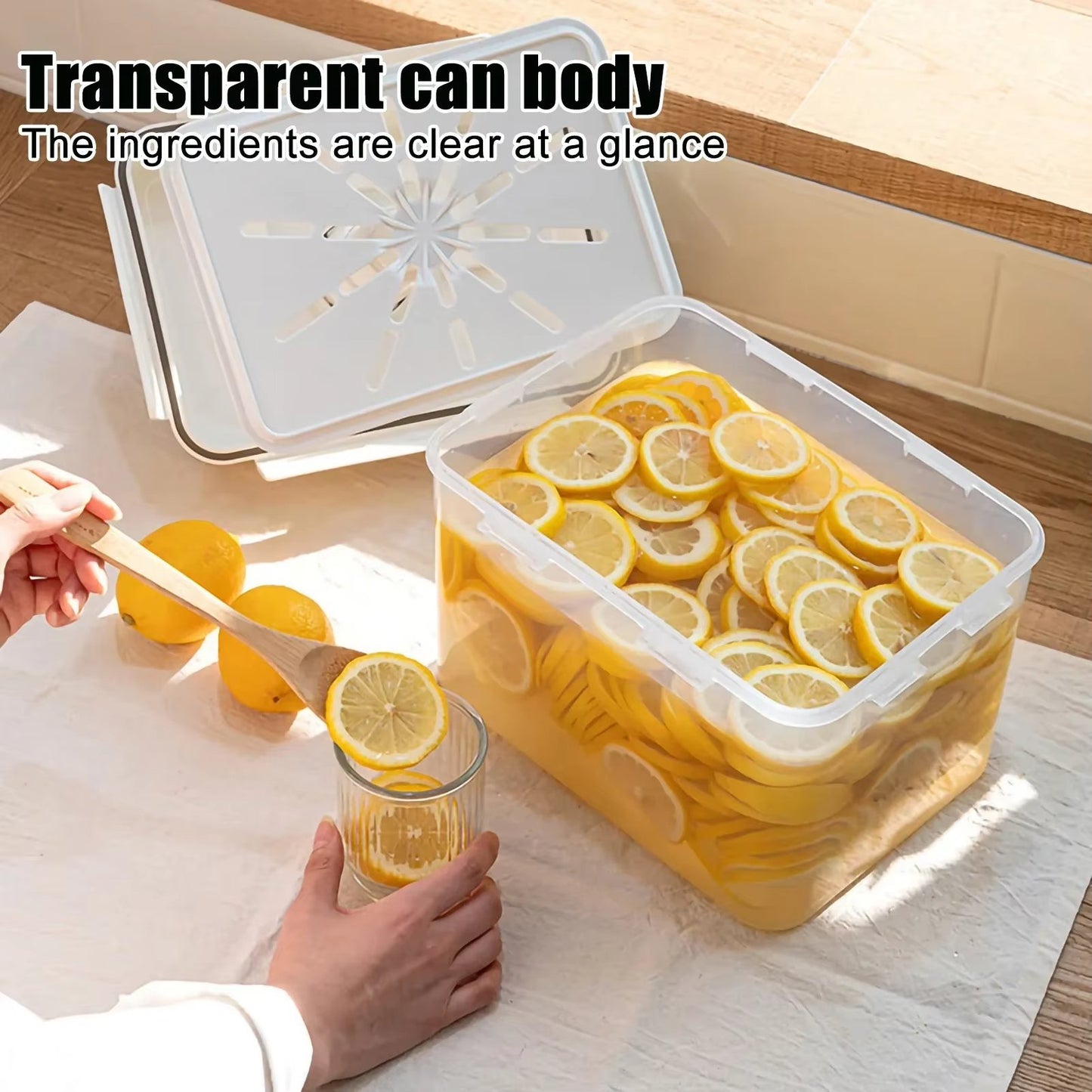 4/5L Pickle Jar Leakproof Pickle Fermentation Container