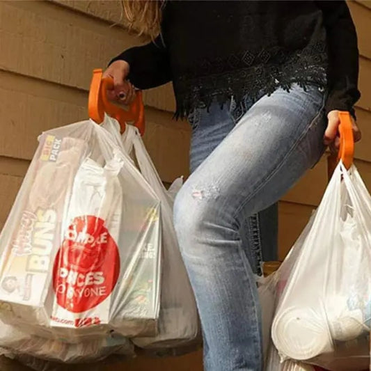 MAMMOTH GRIP (2-pack) Grocery Bag Carrier Handle Holder