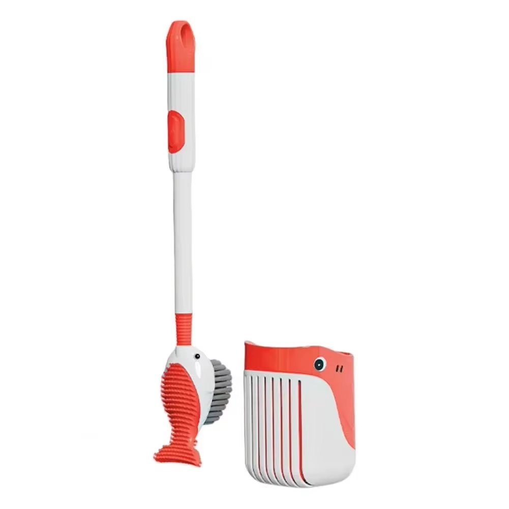 New Suction Cup Whale Fluidized Toilet Brush