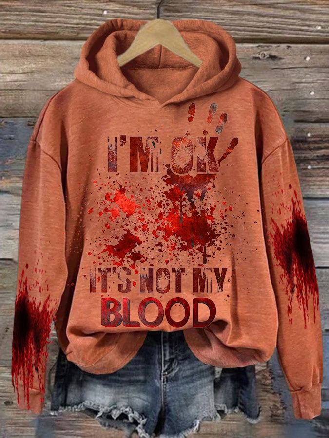 Halloween Women's Casual Long Sleeve Printed Sweatshirt Tops