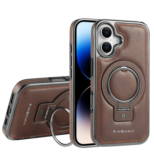 Luxury Magnetic PU Leather iPhone Case