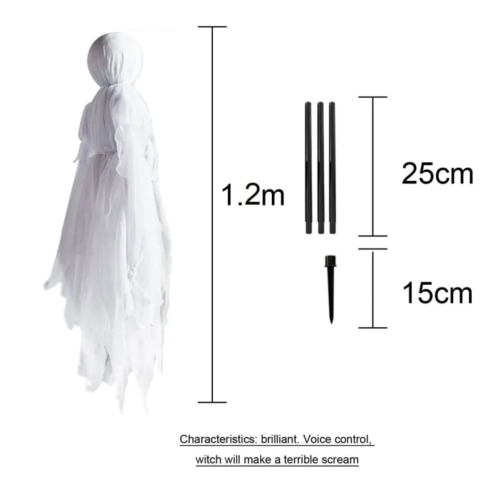 🎃2025 Halloween Sale 🧙‍♀️Lighted Halloween Witch Stakes