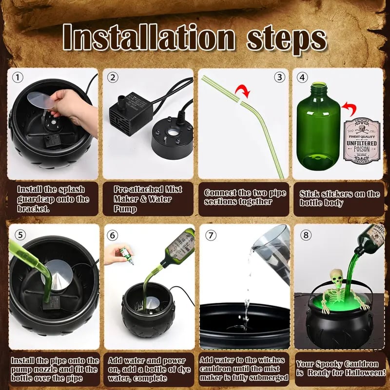🎃Free Shipping🎃Cauldron Halloween Decor
