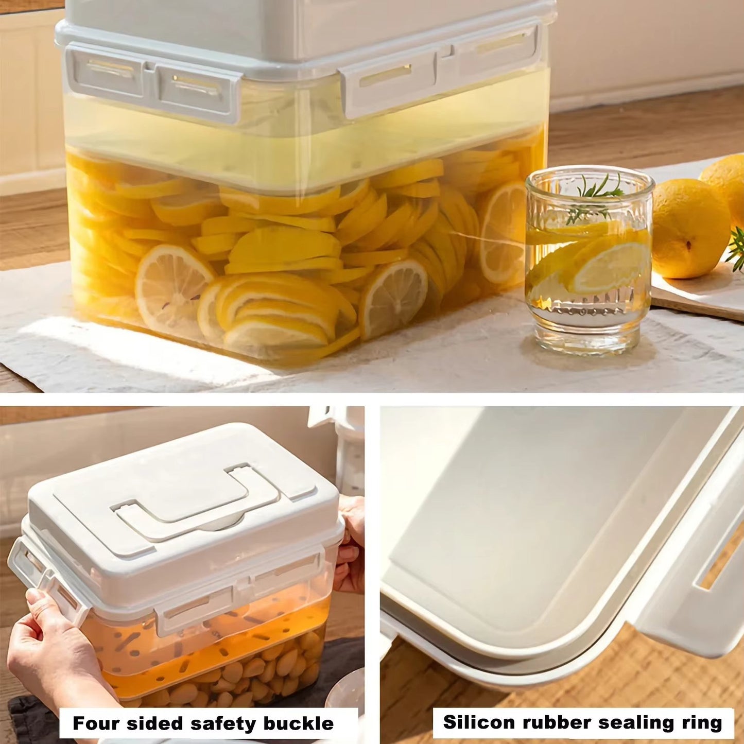 4/5L Pickle Jar Leakproof Pickle Fermentation Container
