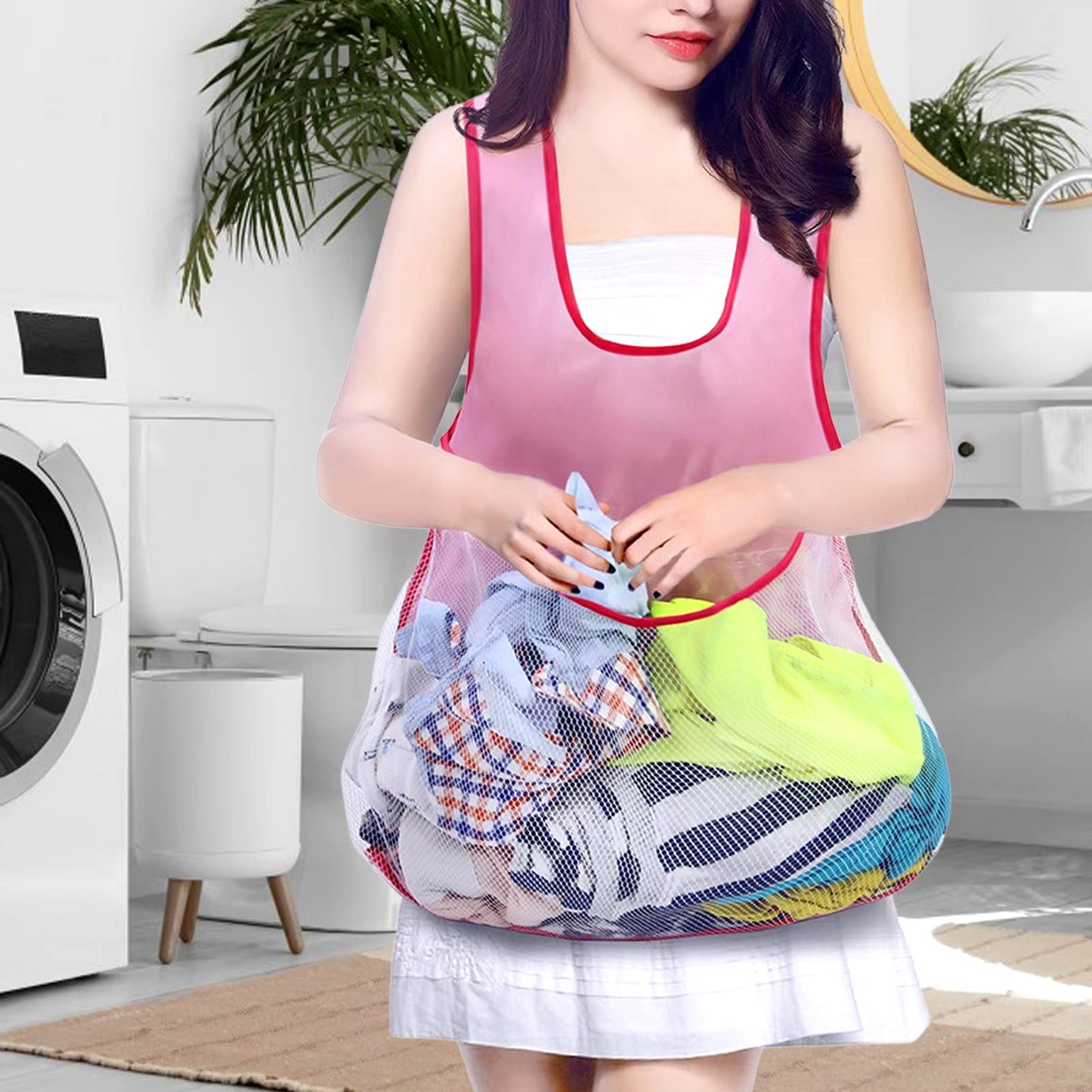 Laundry Apron with Pockets
