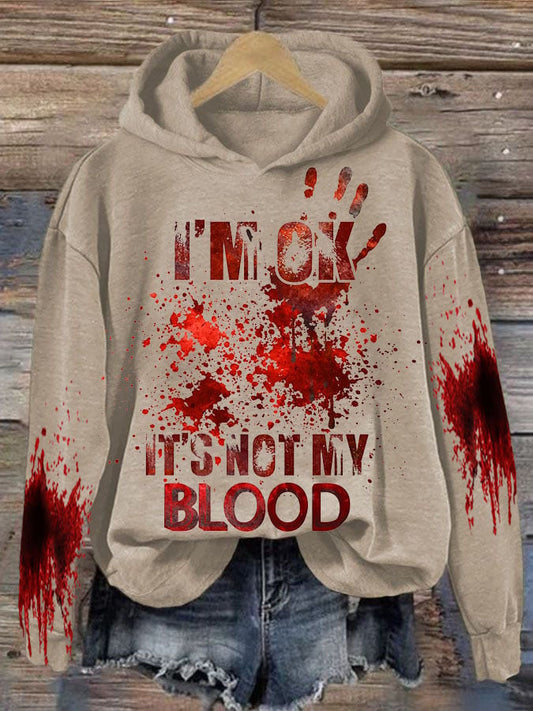 Halloween Women's Casual Long Sleeve Printed Sweatshirt Tops
