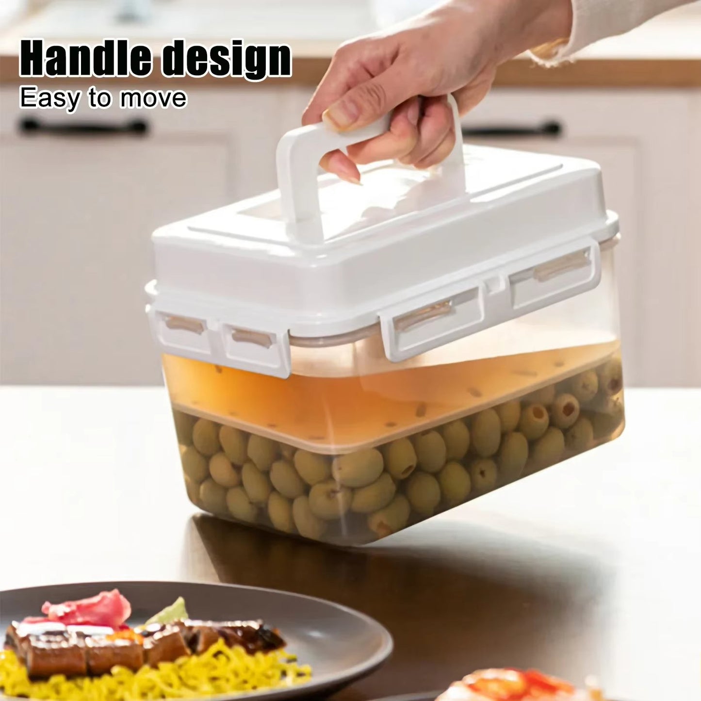4/5L Pickle Jar Leakproof Pickle Fermentation Container
