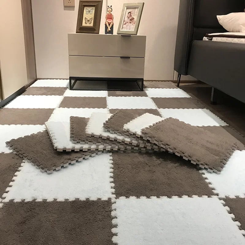 Soft Floor Milk Puzzle Foam Floor Mat- for Home,Play Area