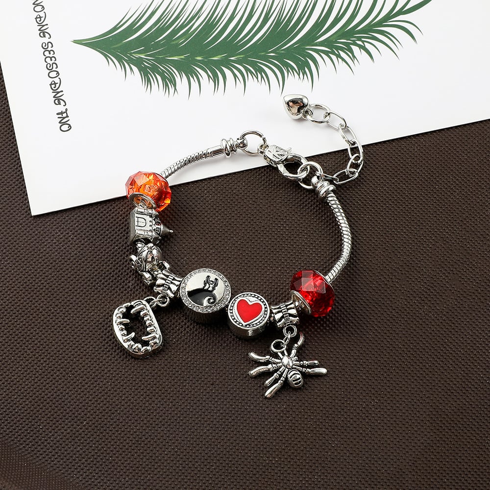 Halloween DIY Large Hole Bead Bracelet & Necklace Kit 🎃✨
