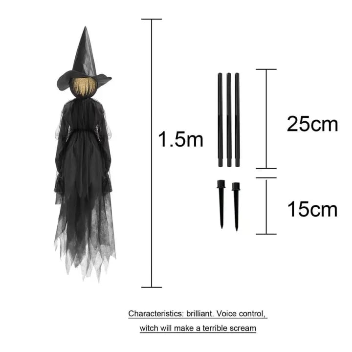 🎃2025 Halloween Sale 🧙‍♀️Lighted Halloween Witch Stakes