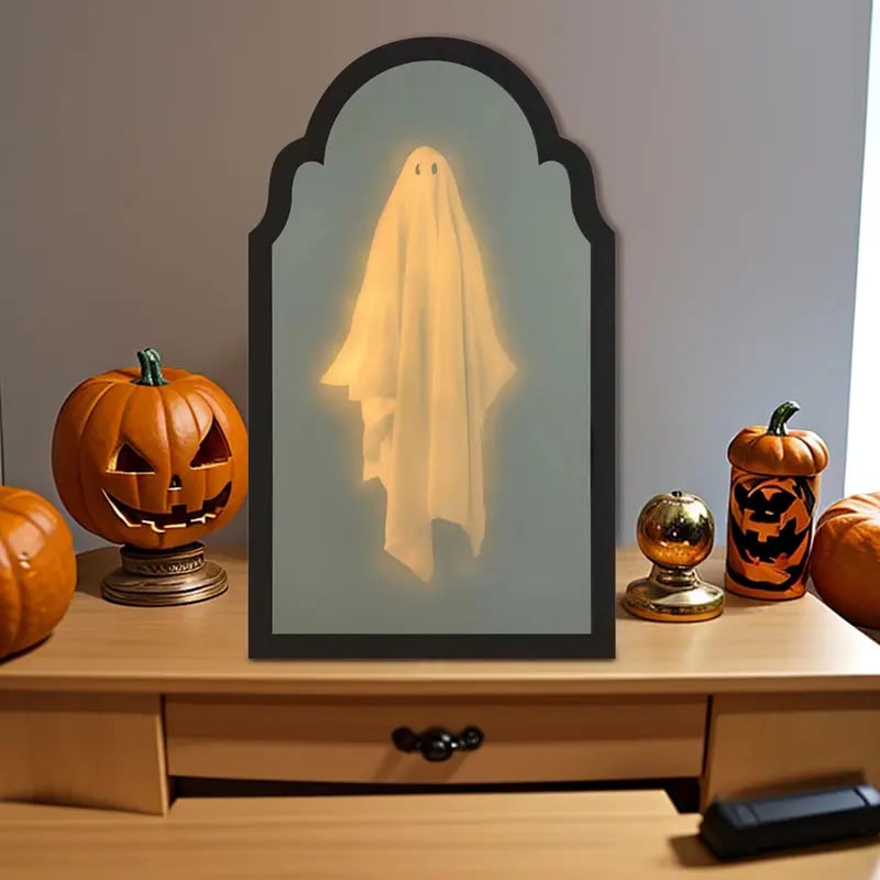 Halloween Ghost Mirror Hologram