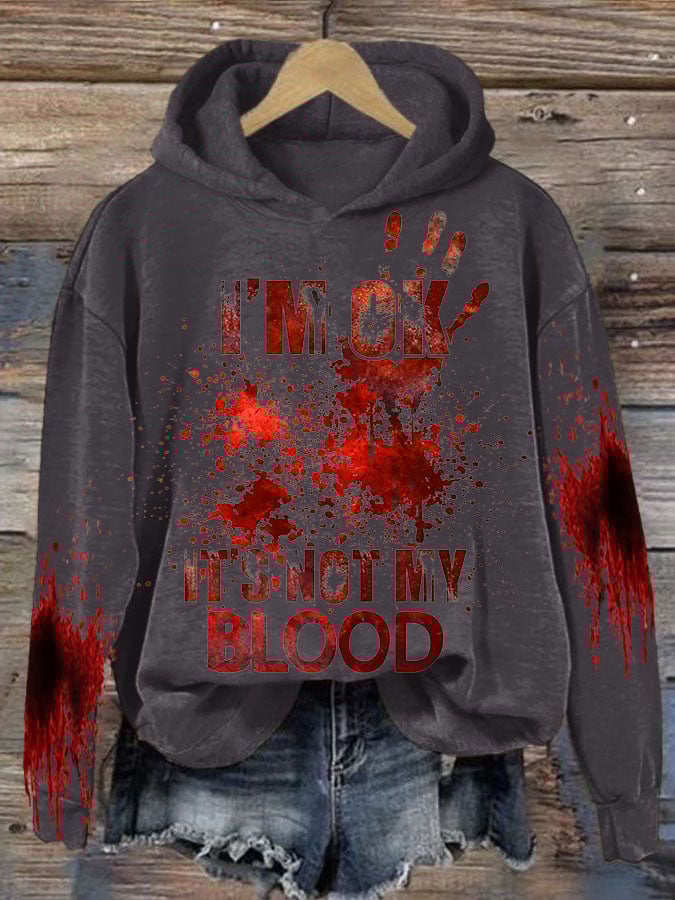 Halloween Women's Casual Long Sleeve Printed Sweatshirt Tops