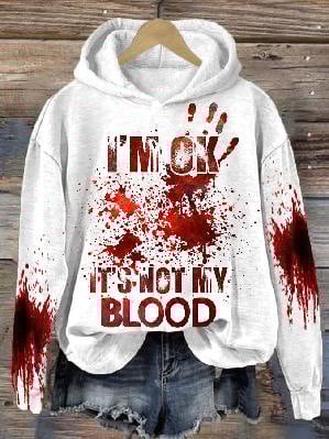 Halloween Women's Casual Long Sleeve Printed Sweatshirt Tops