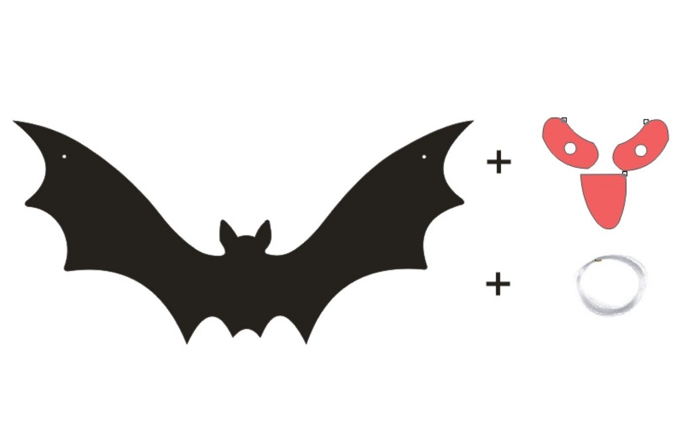🧛‍♂️🦇6 Pieces Halloween Bat Hanging Decoration Outdoor pp Plastic Scary Ghost Hanging Bat Indoor and Outdoor Party Decoration Hangings