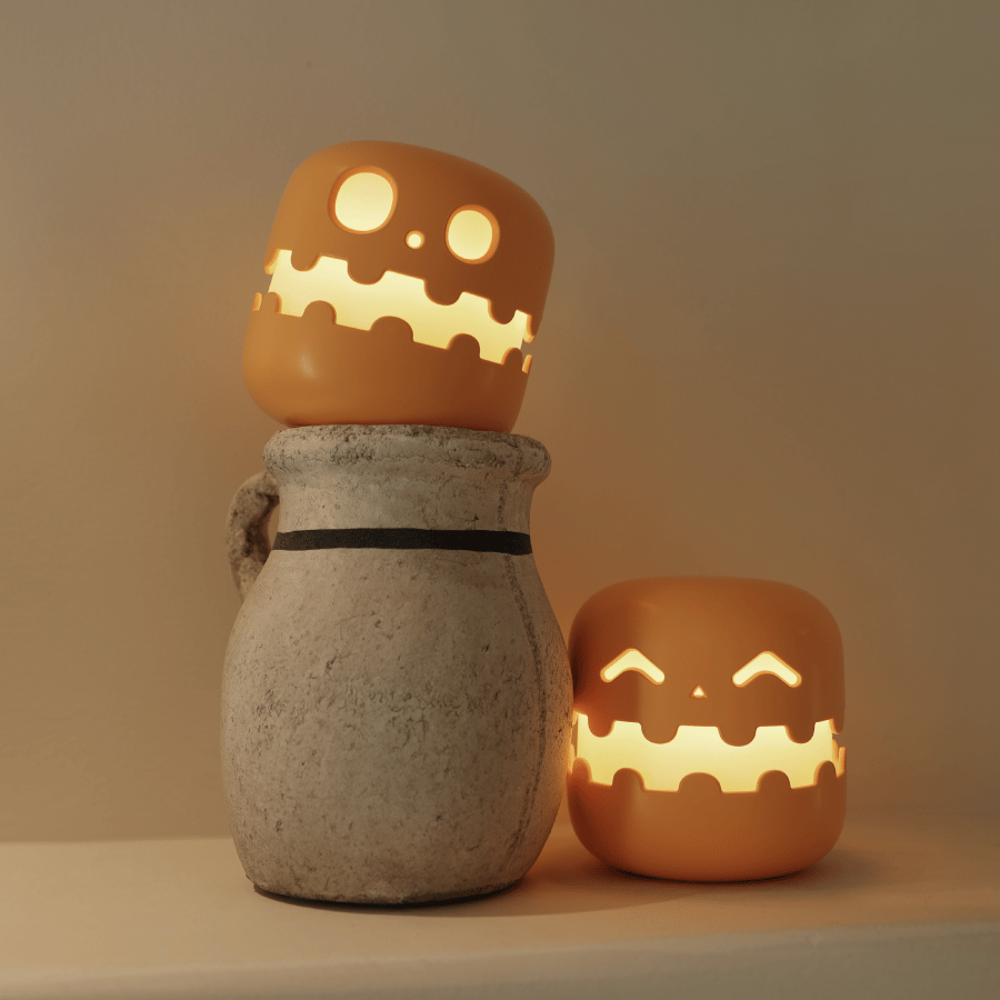 💡💡Pumpkin Night Light Eye Protection Table Lamp Sleep Timely Close Bedroom Bedside Night Light Send Girlfriend