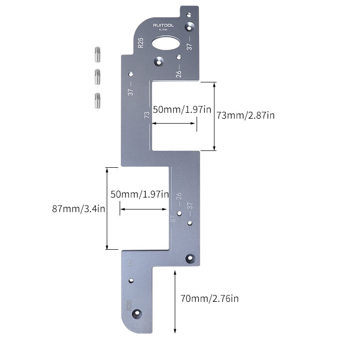 Premium Aluminum Corner Rounding Tool