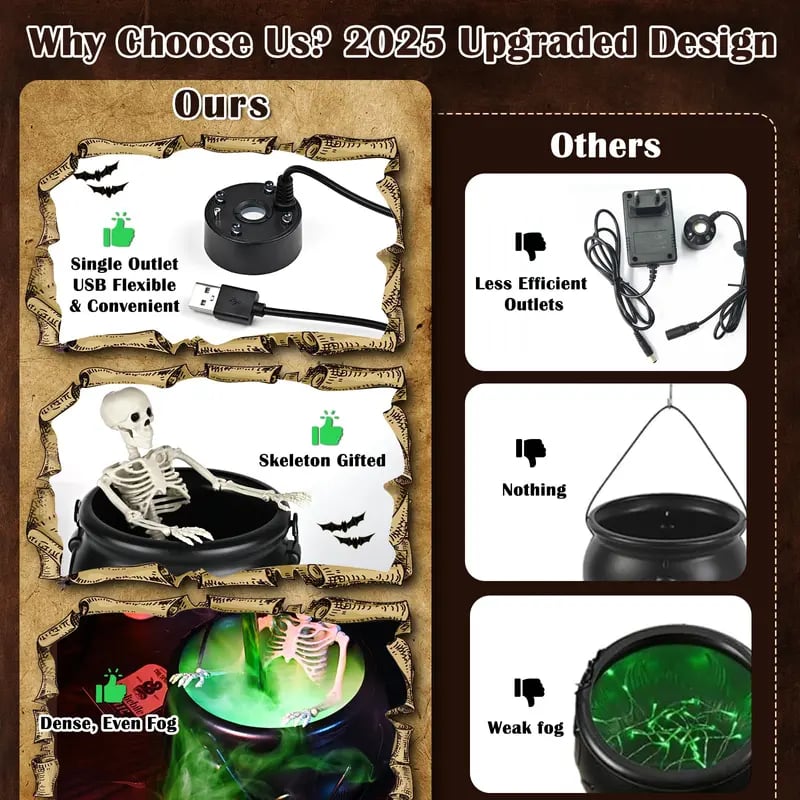 🎃Free Shipping🎃Cauldron Halloween Decor